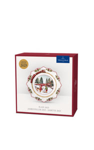 Annual Christmas Edition Salad Plate in Multi