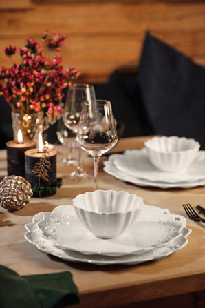 Toys Delight Royal Classic Flat Plate in White