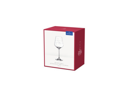 Toys Delight Stems Red Wine Goblet Set in Clear, Set of 2