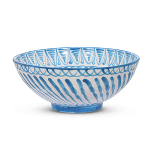 Casa Celeste Large bowl with Hand-Painted Designs