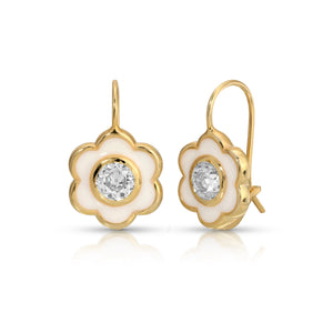 Enamel Flower Earrings