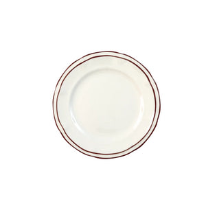 Provence Burgundy Starter Plate, Set of 4