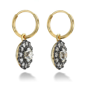 Old Euro Flower Earring