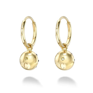 Old Euro Drop Earrings