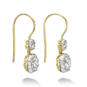 Old Euro Double Drop Earrings
