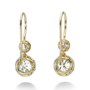Old Euro Double Drop Earrings