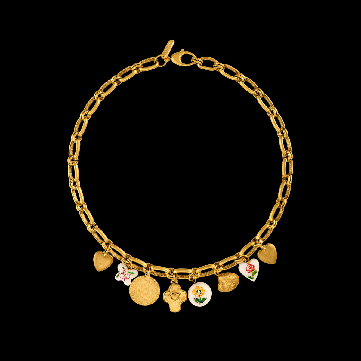 Floral Charm Necklace