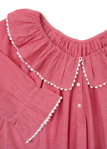 India Nighdress in Redcurrant Gingham