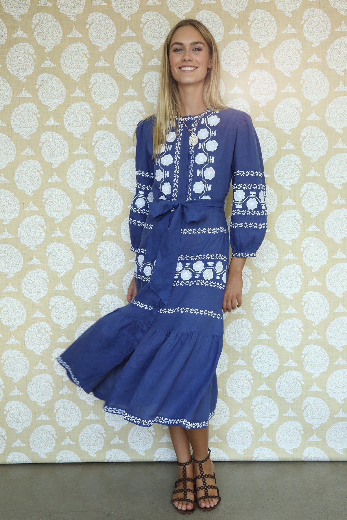 Indigo Charlotte Dress