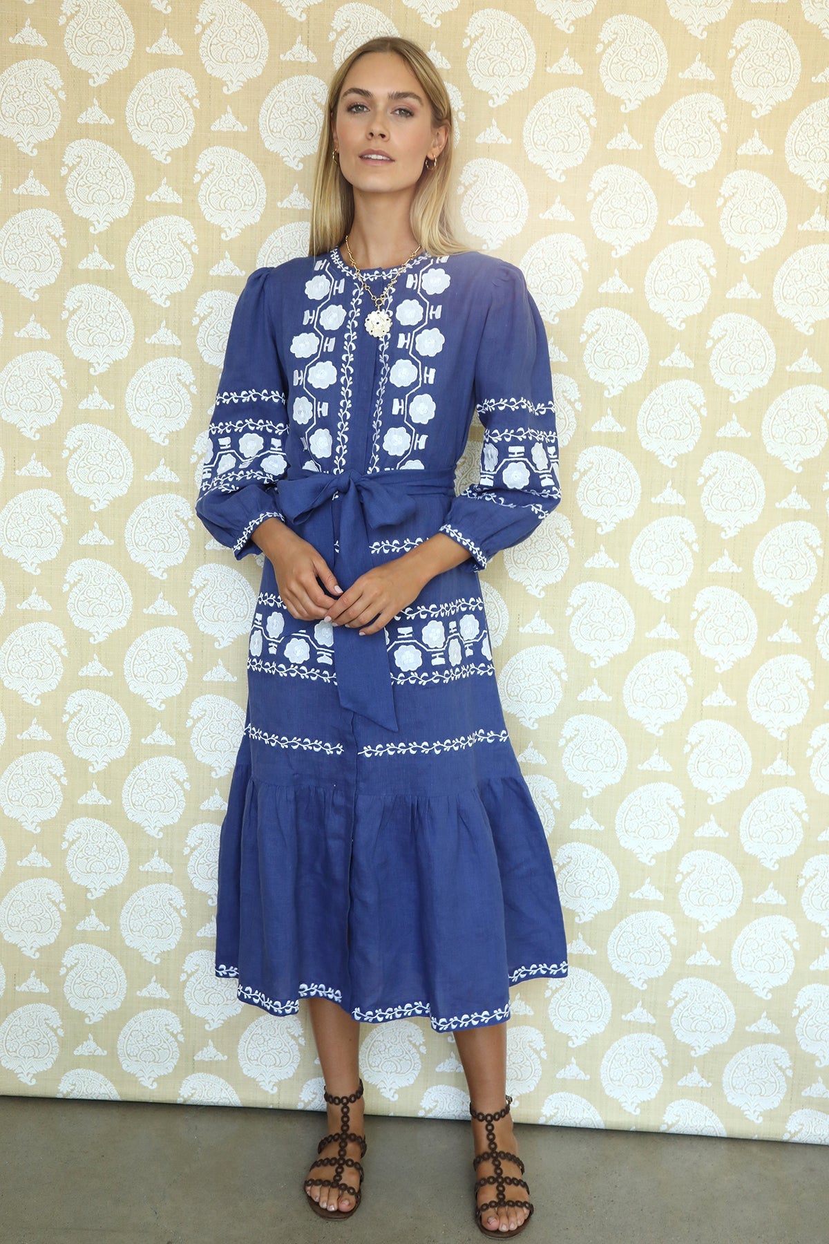 Indigo Charlotte Dress