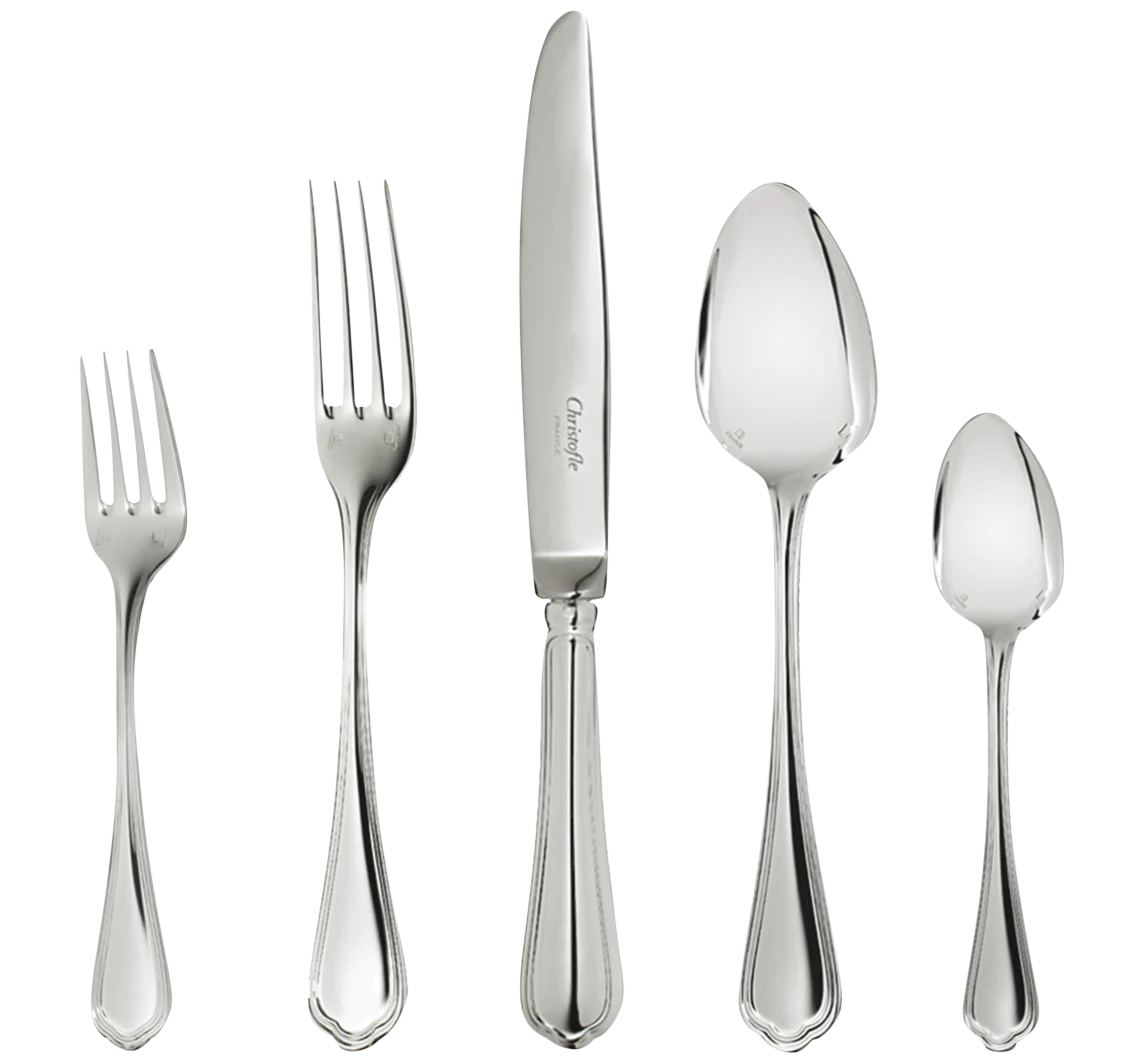 Spatours Silver-plated Individual Place Setting, Set of 5
