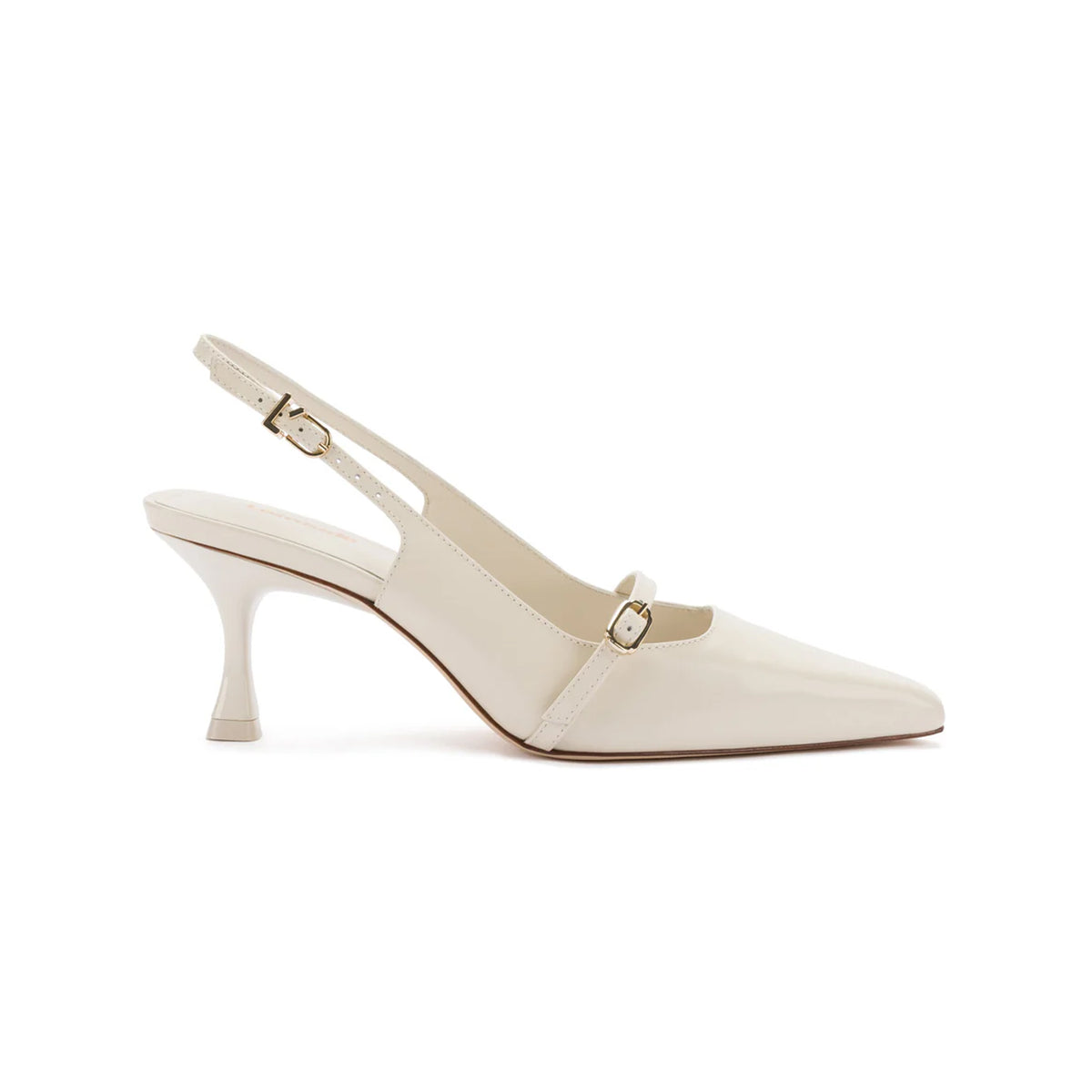 Ines Pump In Ivory Leather