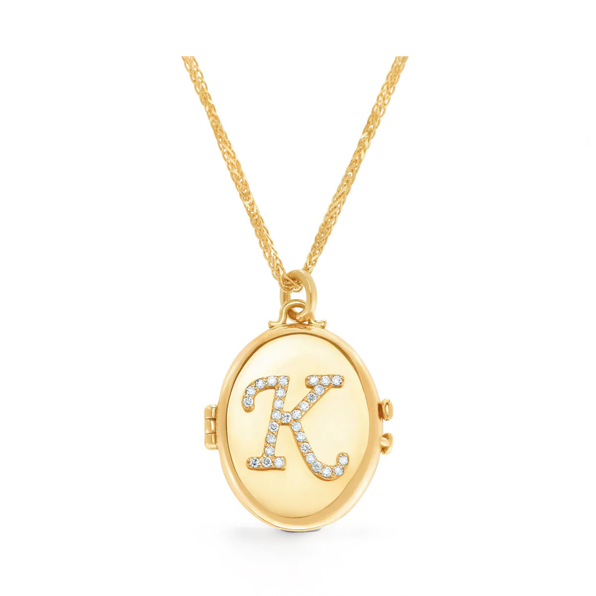 Initial Locket Necklace