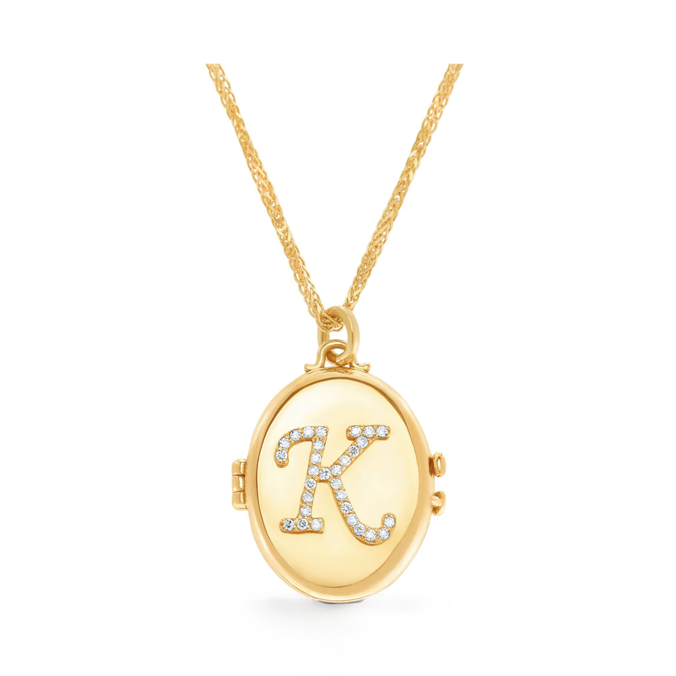 Initial Locket Necklace