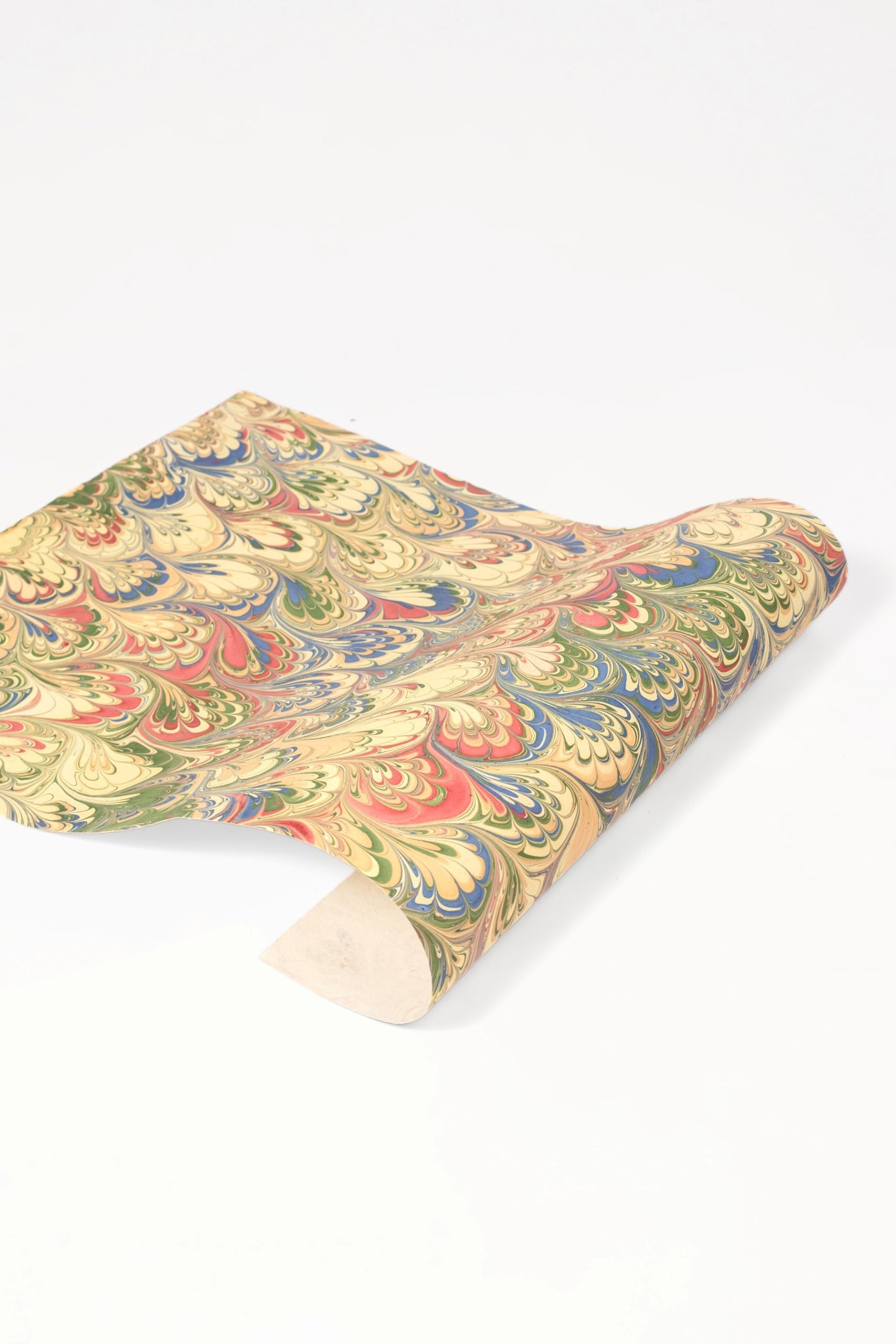 Inner Child multicolor hand-marbled gift wrapping paper pack