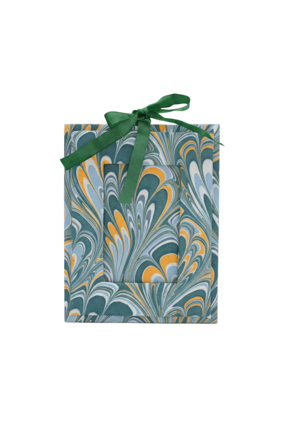Mini Picture Frame in Hand-Marbled