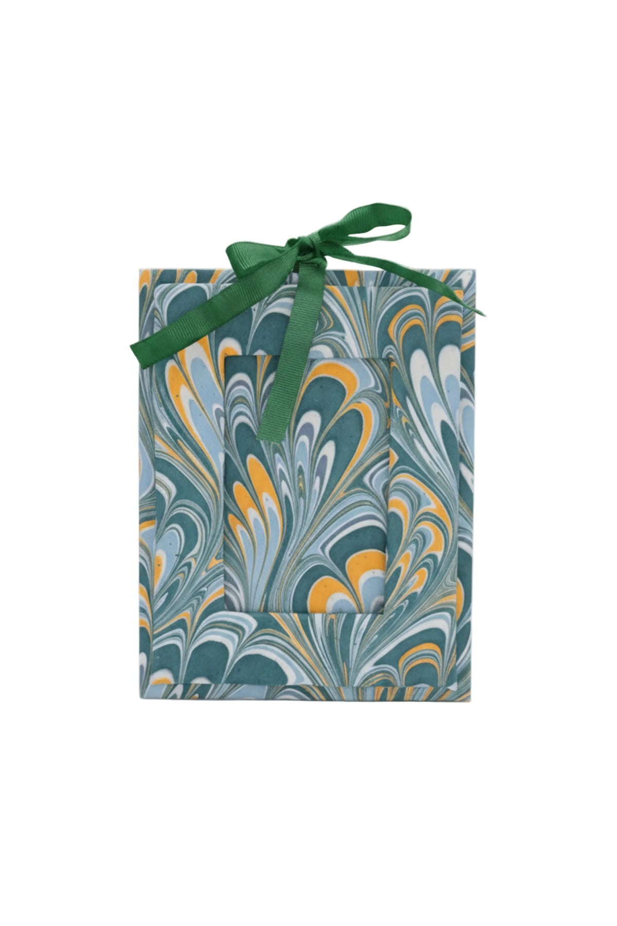 Mini Picture Frame in Hand-Marbled