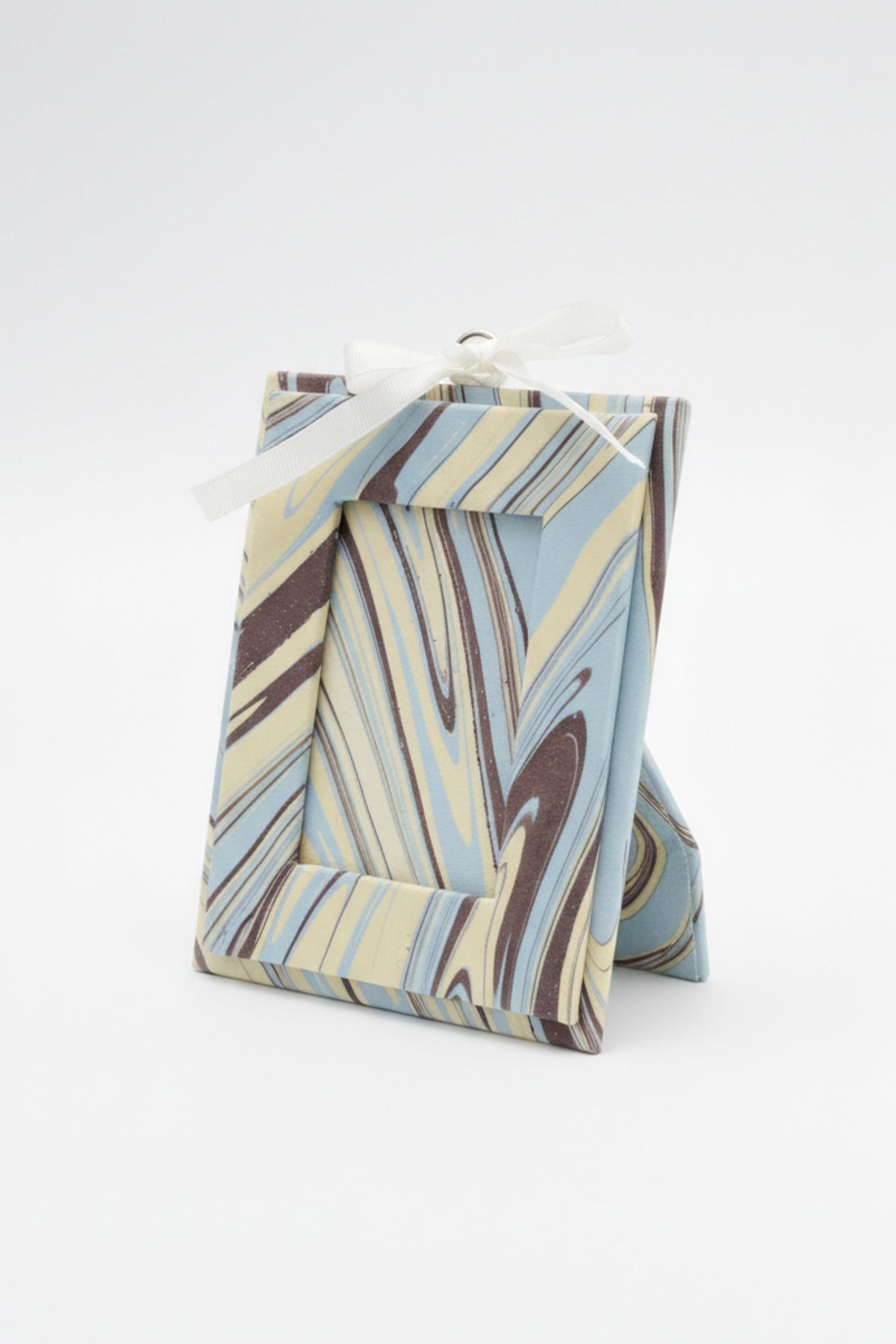 Mini Picture Frame in Hand-Marbled
