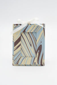 Mini Picture Frame in Hand-Marbled