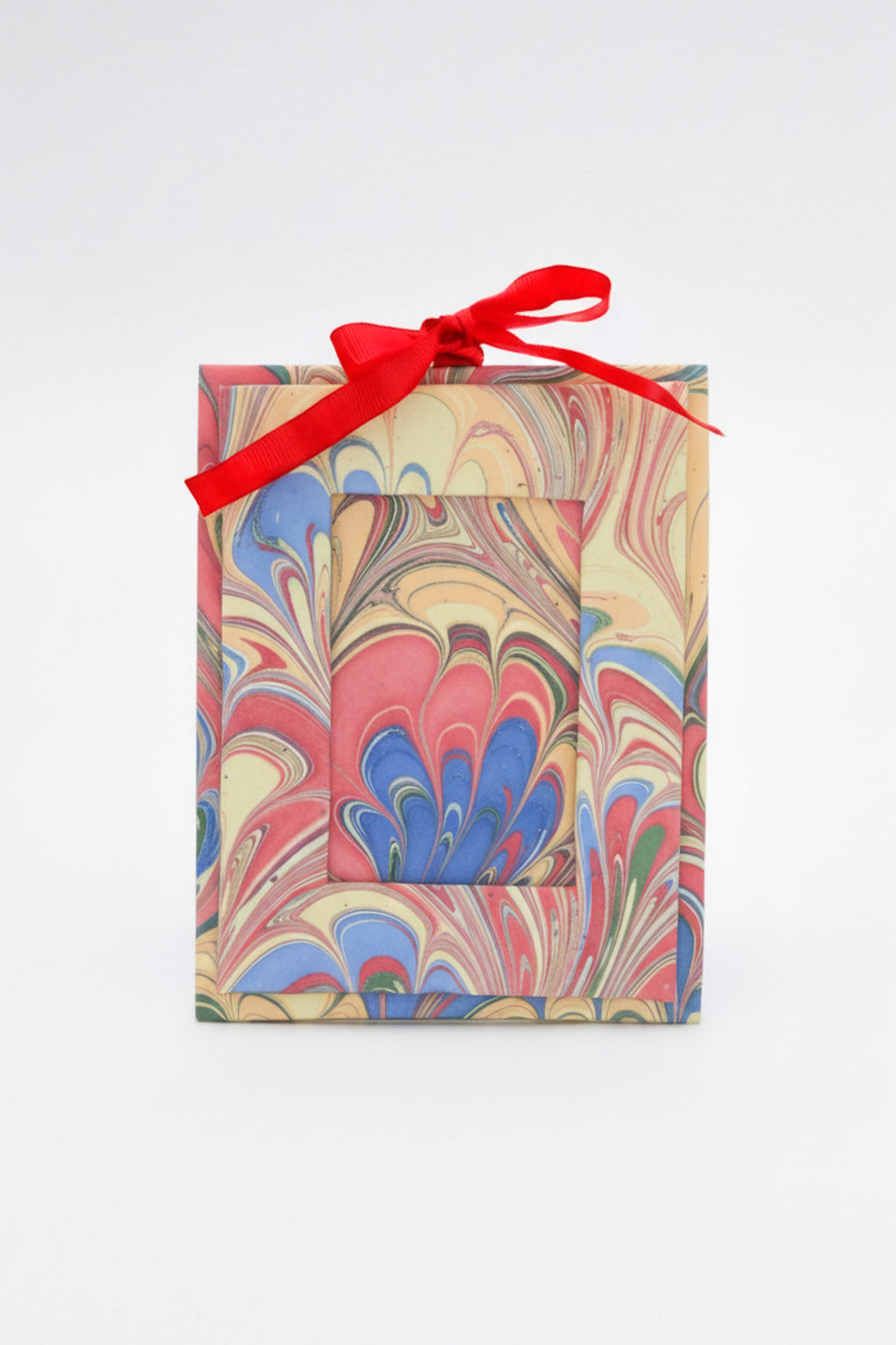 Mini Picture Frame in Hand-Marbled