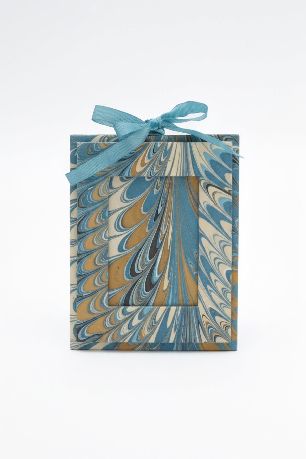 Mini Picture Frame in Hand-Marbled