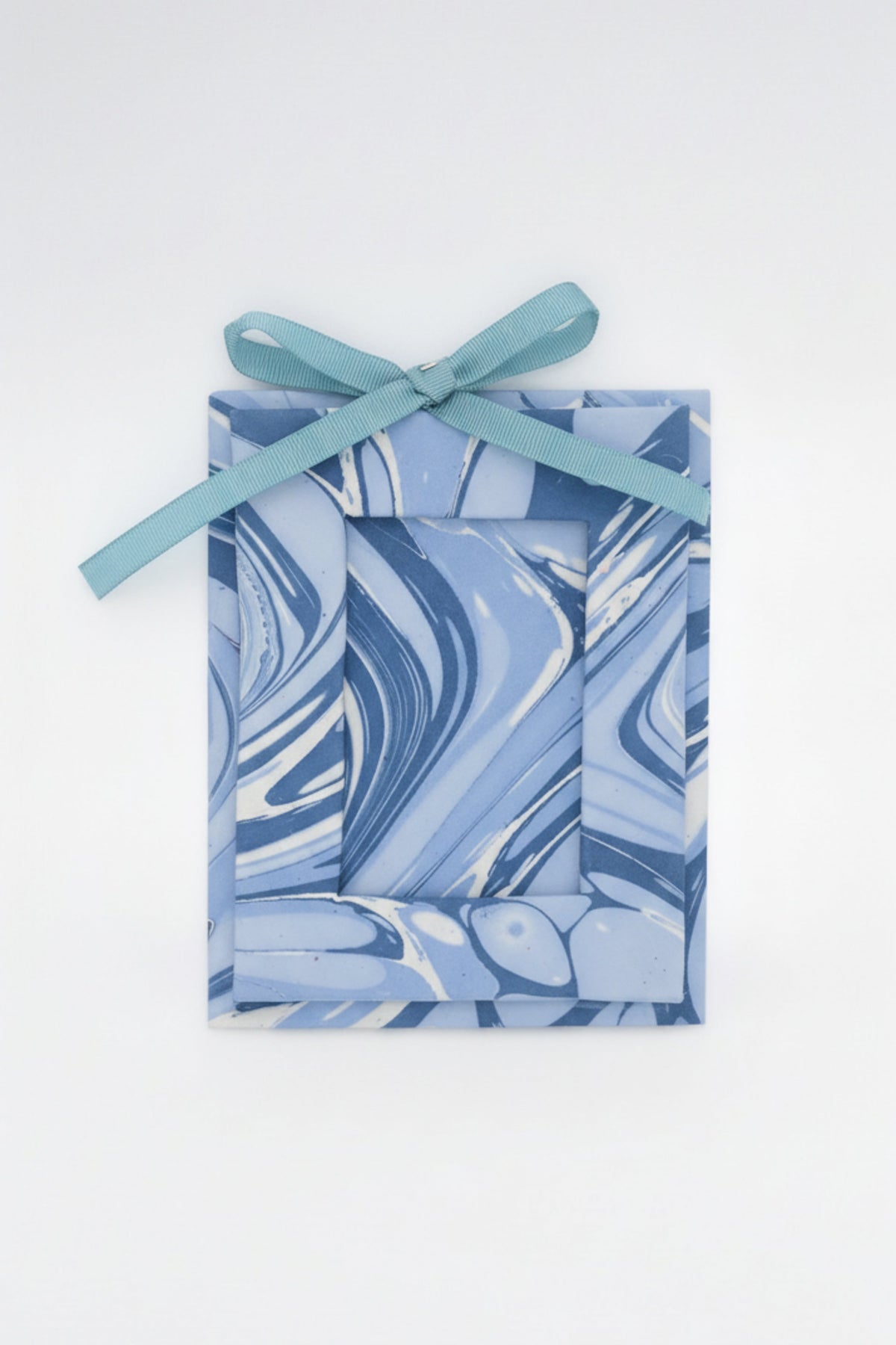 Mini Picture Frame in Hand-Marbled