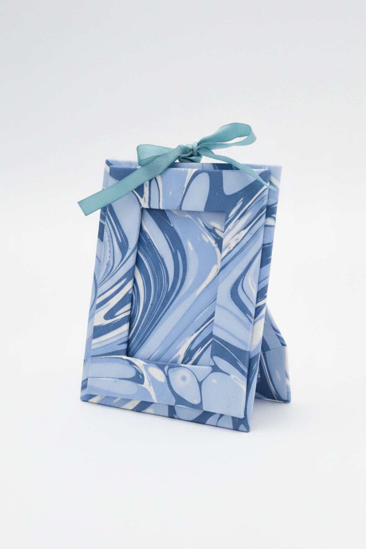 Mini Picture Frame in Hand-Marbled