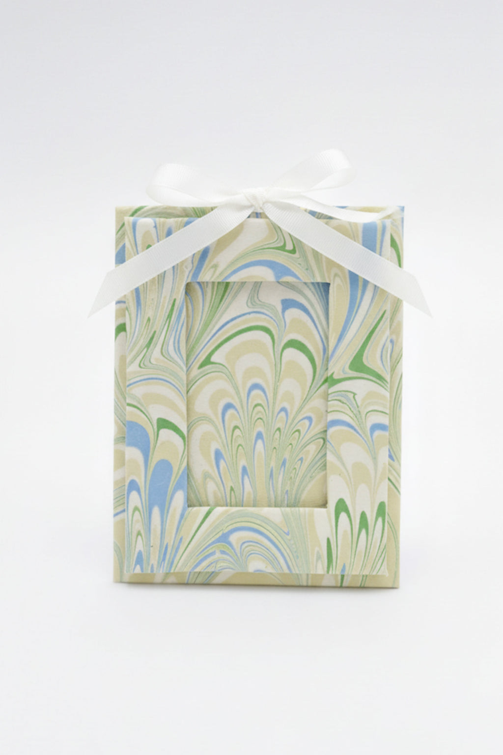 Mini Picture Frame in Hand-Marbled