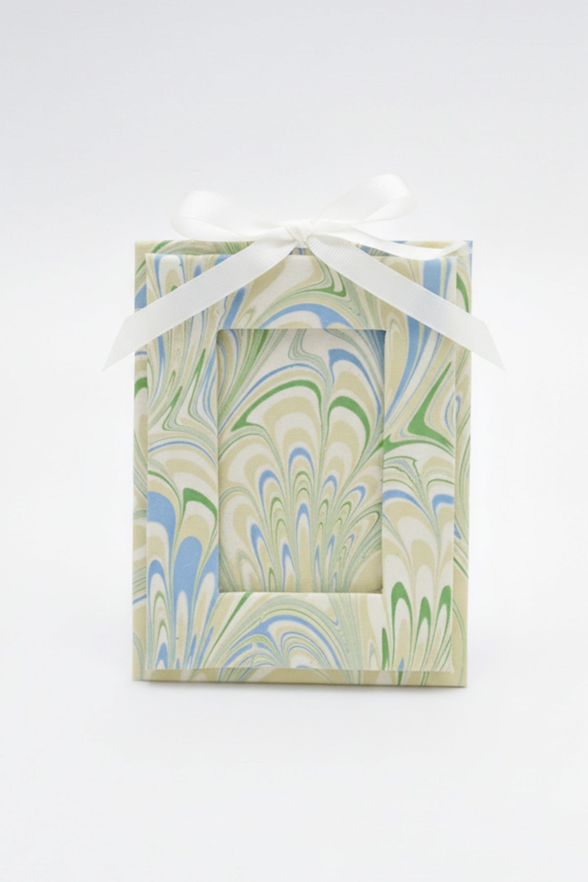 Mini Picture Frame in Hand-Marbled
