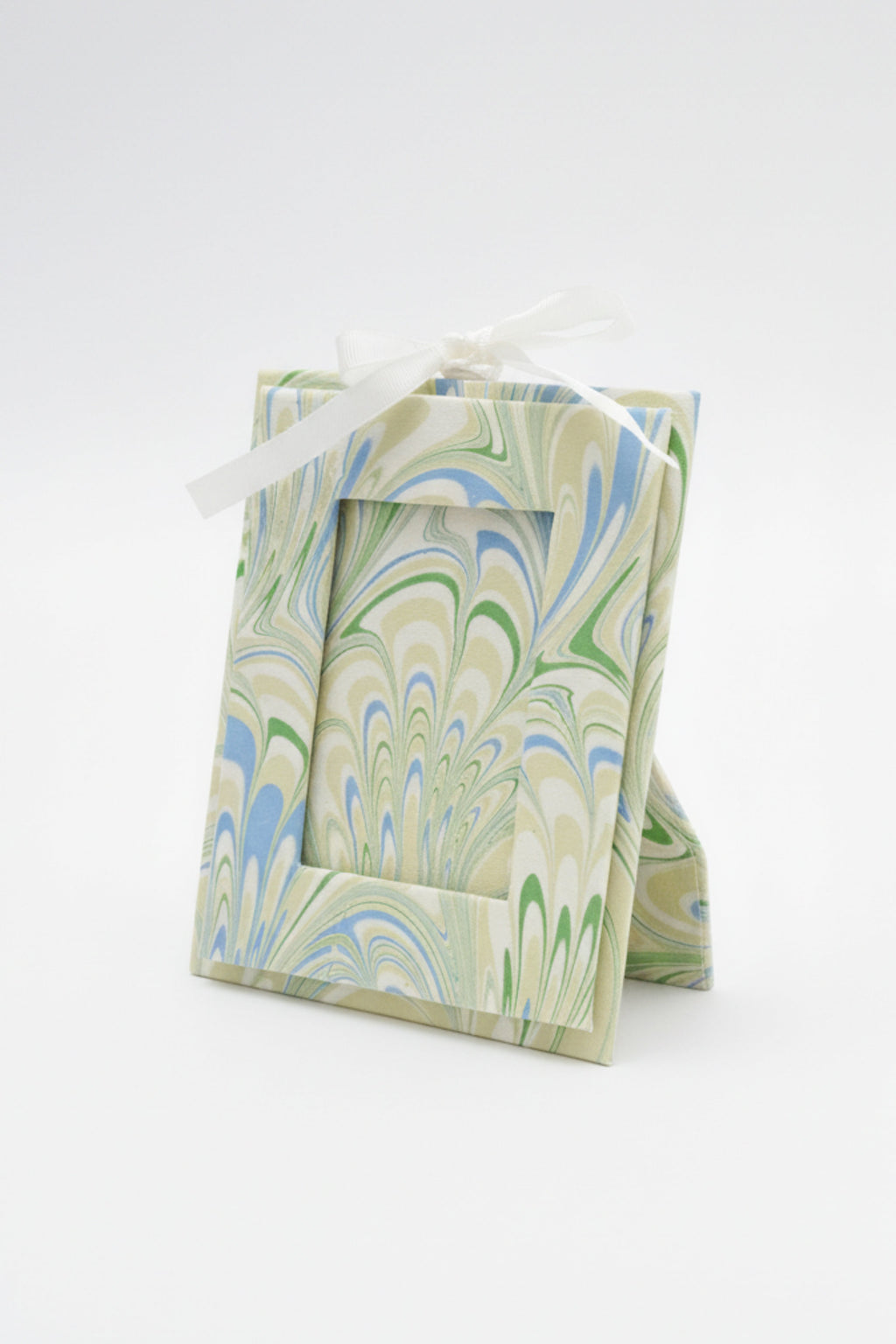 Mini Picture Frame in Hand-Marbled