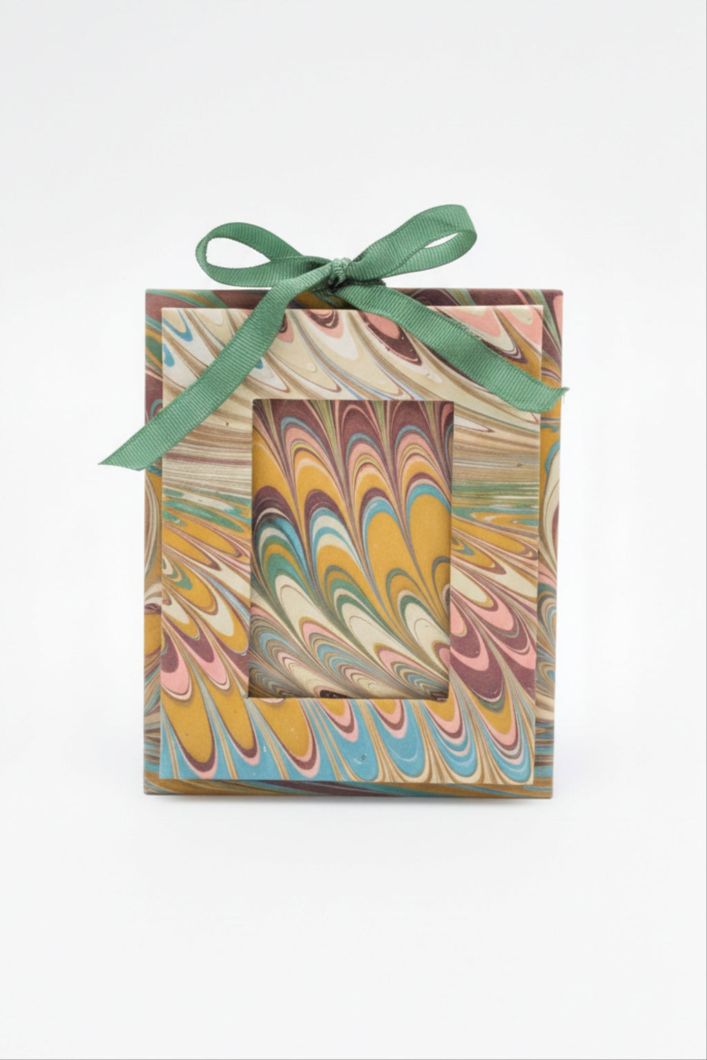 Mini Picture Frame in Hand-Marbled