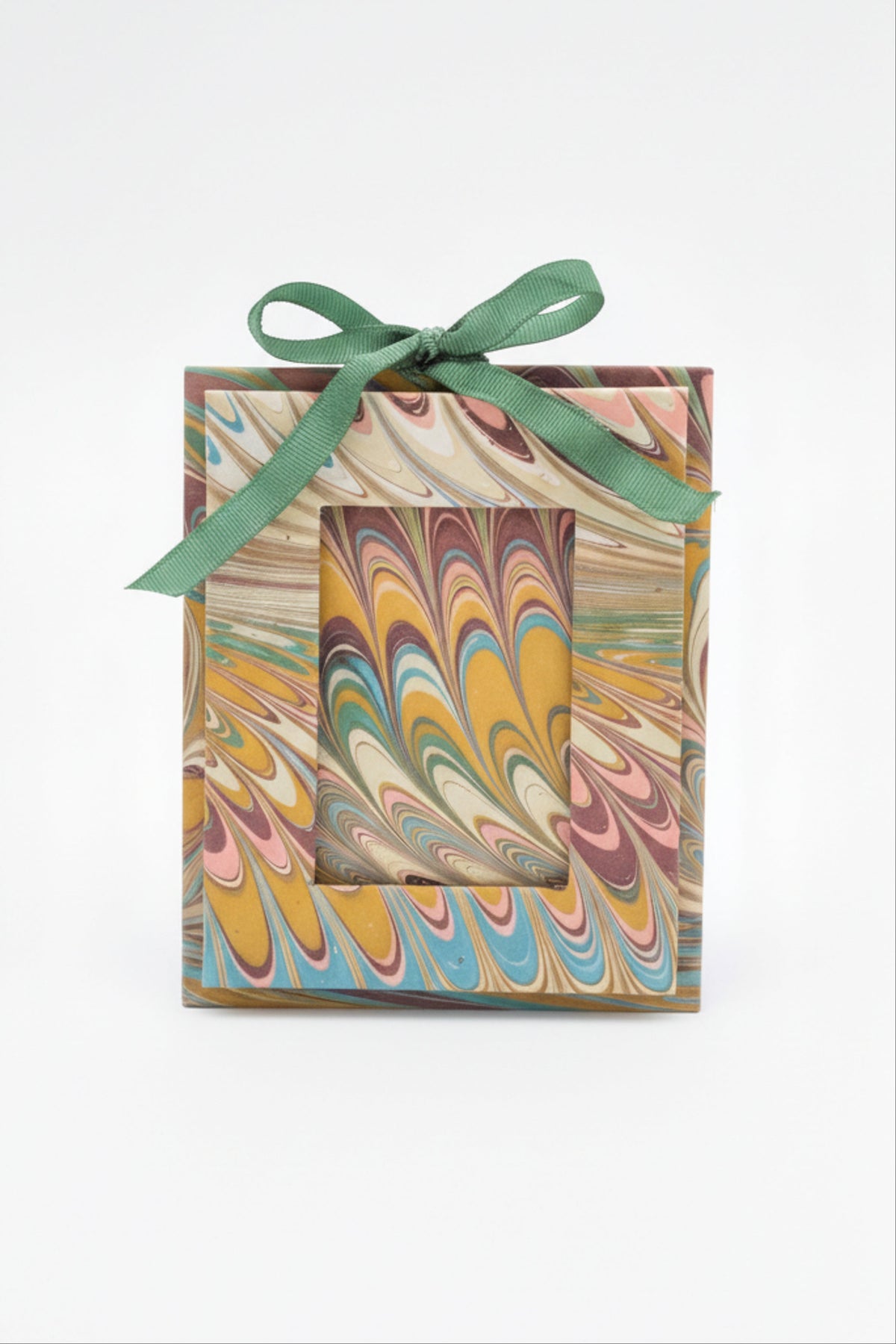 Mini Picture Frame in Hand-Marbled