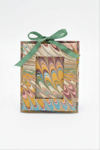 Mini Picture Frame in Hand-Marbled