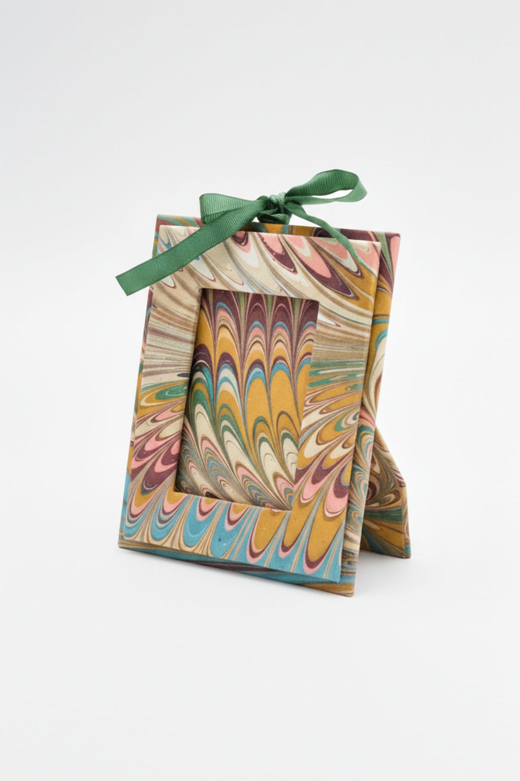 Mini Picture Frame in Hand-Marbled