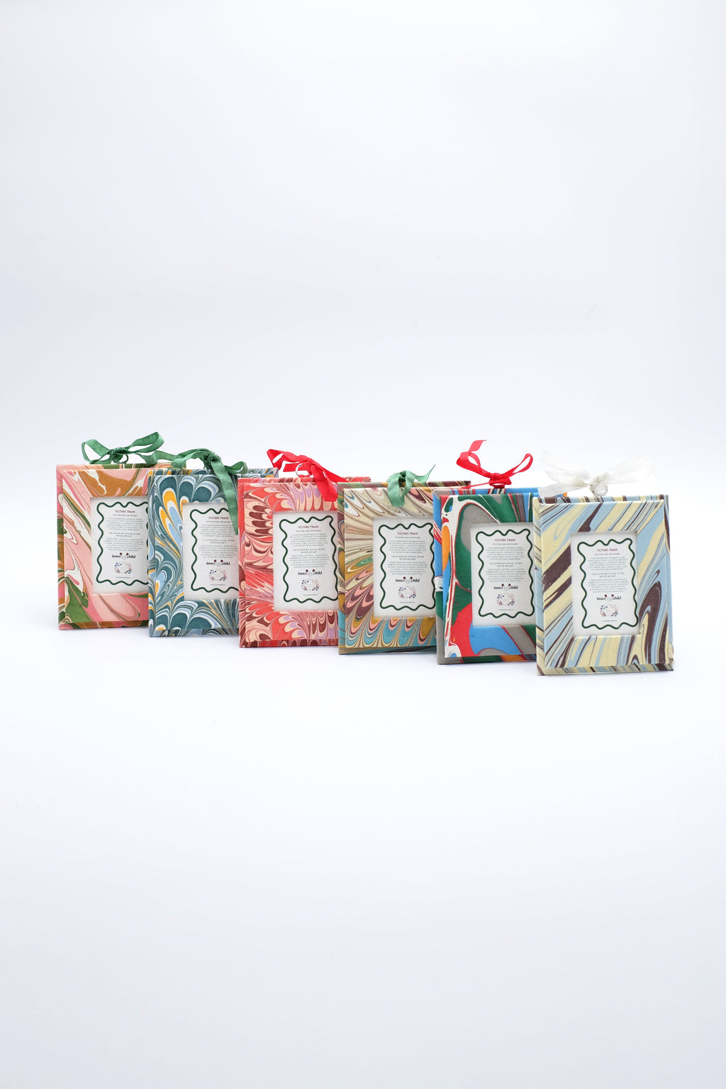 Mini Picture Frame in Hand-Marbled