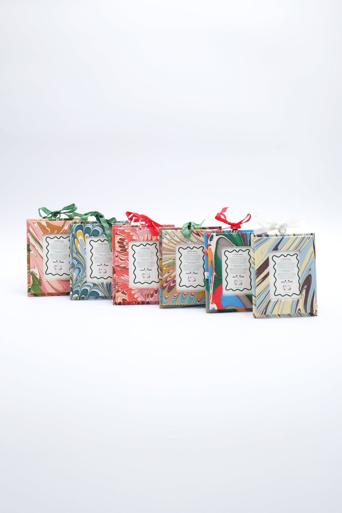Mini Picture Frame in Hand-Marbled