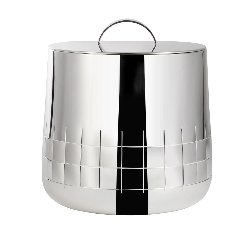 Graphik Silver-plated Insulated Ice Bucket