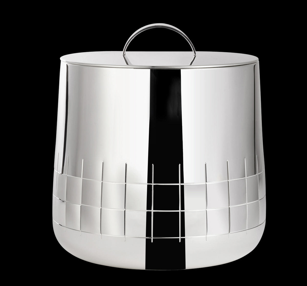 Graphik Silver-plated Insulated Ice Bucket