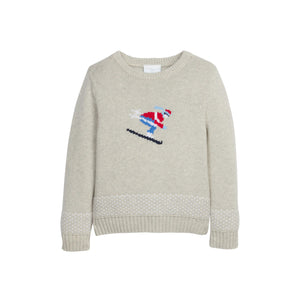 Intarsia Sweater in Ski