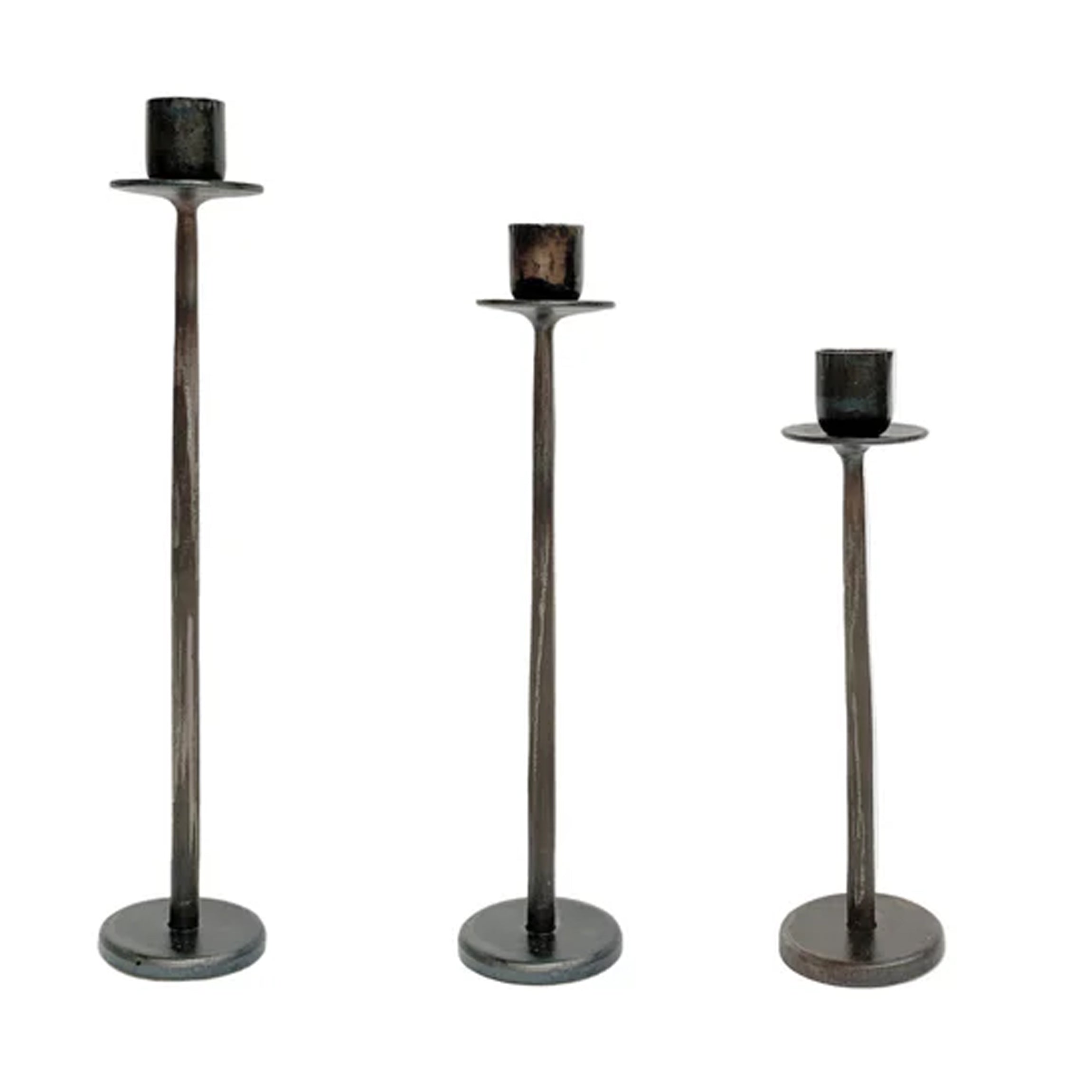 Iron Tapered Candleholders