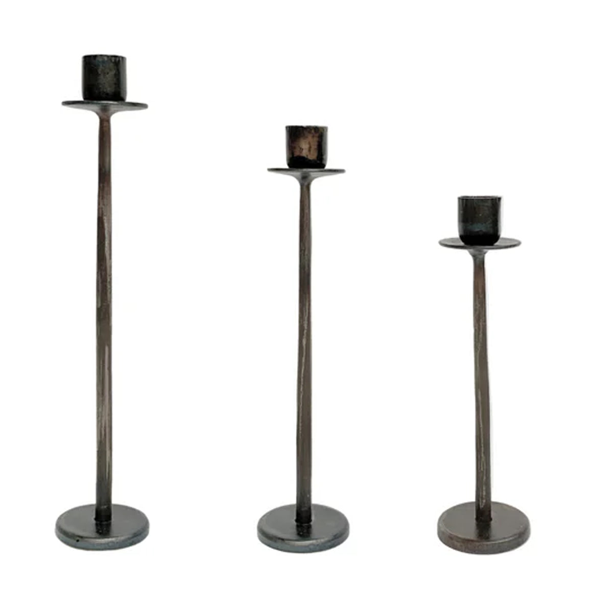 Iron Tapered Candleholders