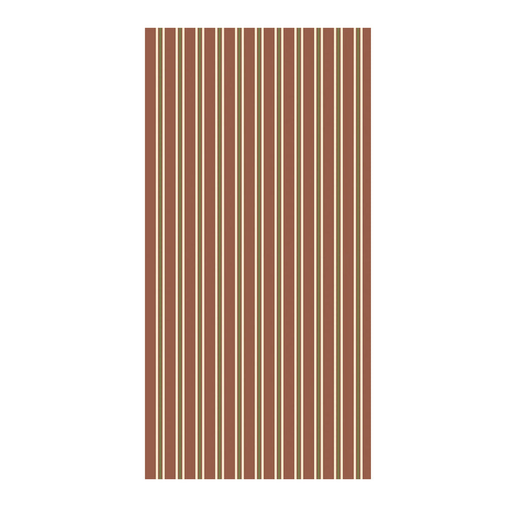 The Amelia Tablecloth in Chestnut Stripe