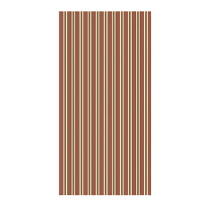 The Amelia Tablecloth in Chestnut Stripe