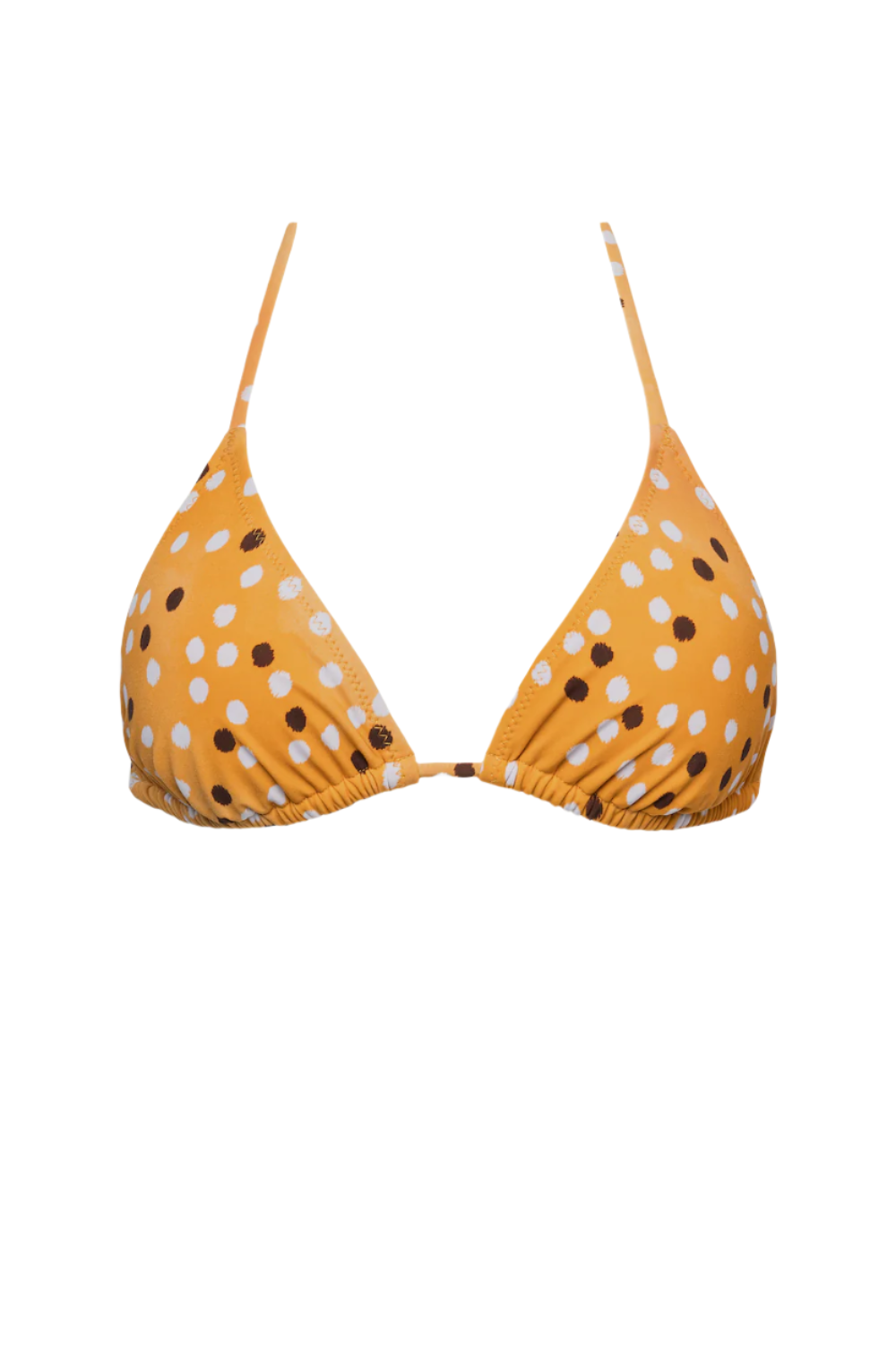 The Izzy Top in Marigold Ikat Dot