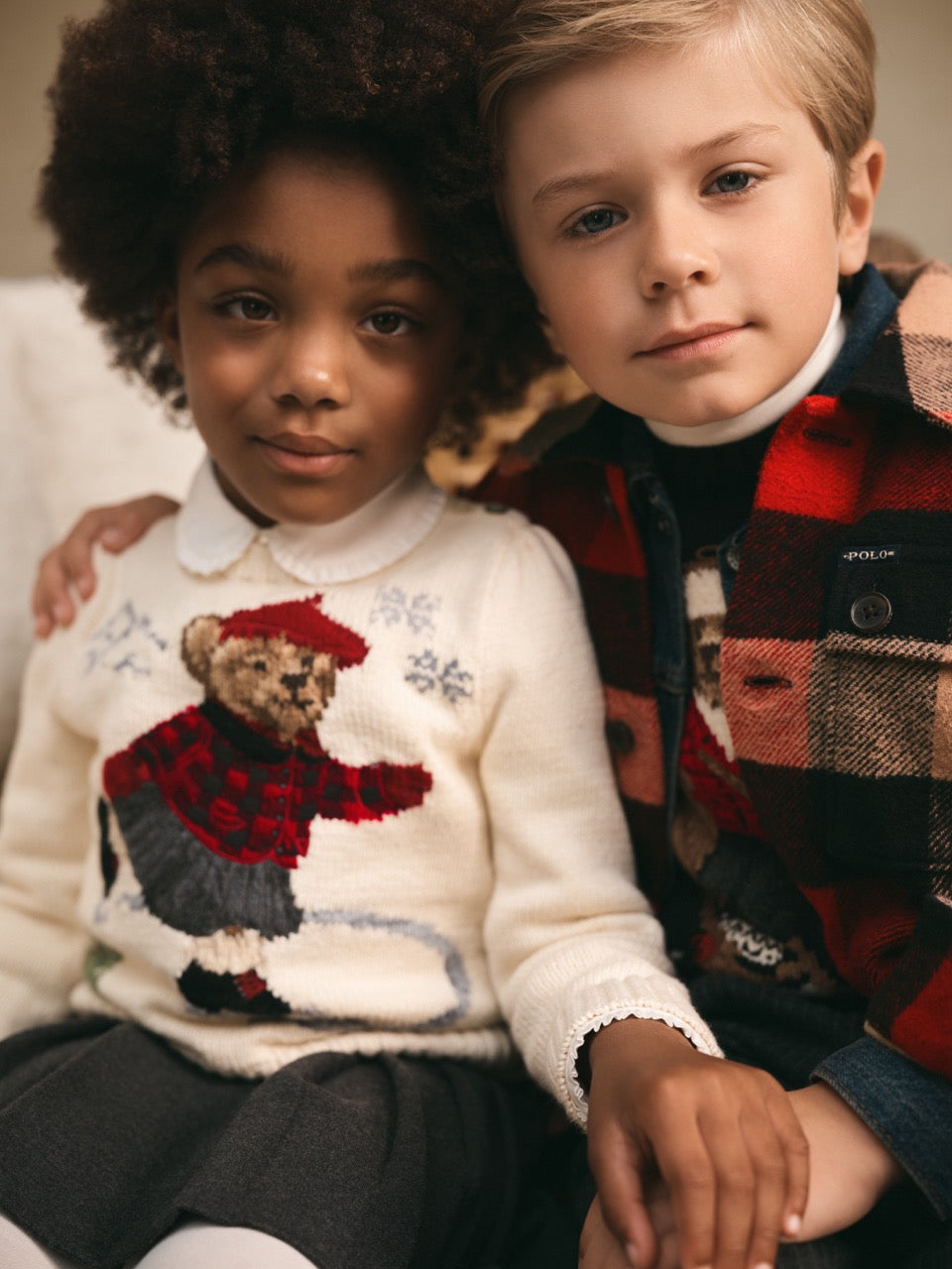 Polo Bear Holiday Crewneck Sweater