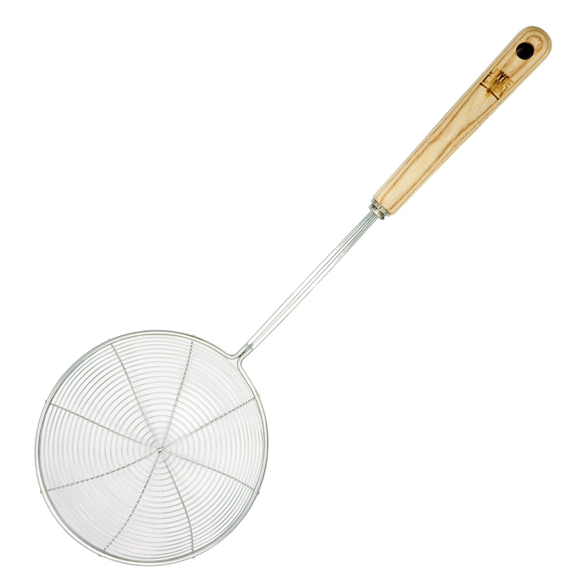 Deluxe Stainless Steel Spider Strainer in Natural