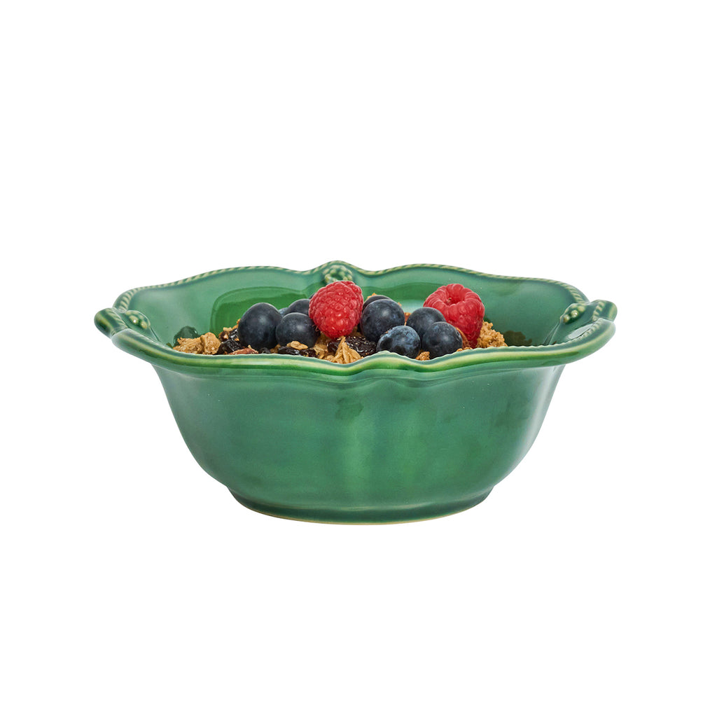 Berry & Thread Flared Cereal/Ice Cream Bowl in Basil