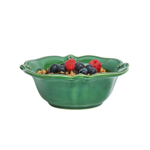 Berry & Thread Flared Cereal/Ice Cream Bowl in Basil