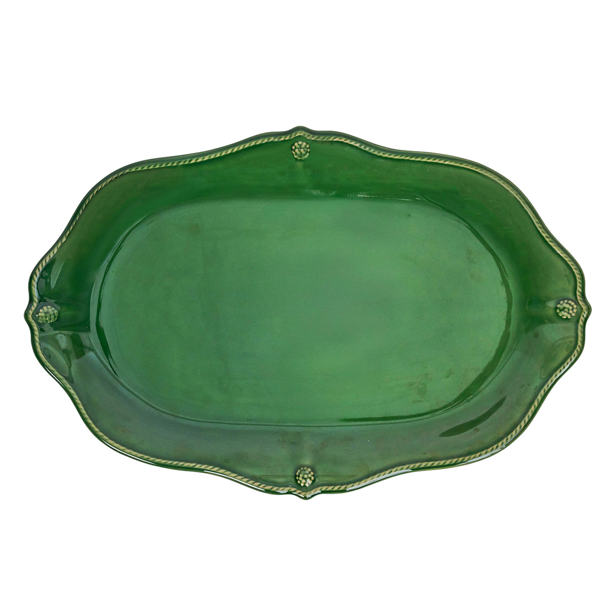 Berry & Thread 16" Platter in Basil