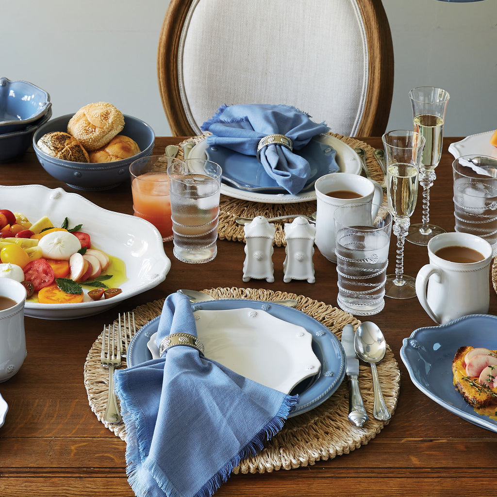 Berry & Thread Salt and Pepper, Set of 2 in Whitewash